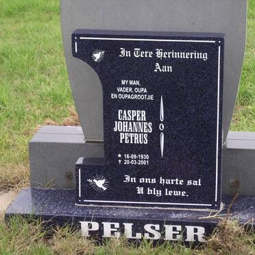 PELSER Casper Johannes Petrus 1930-2001