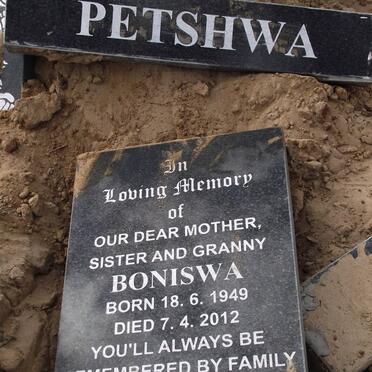 PETSHWA Boniswa 1949-2012