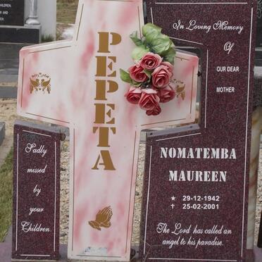 PEPETA Nomatemba Maureen 1942-2001
