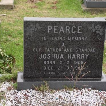 PEARCE Joshua Harry 1909-1982