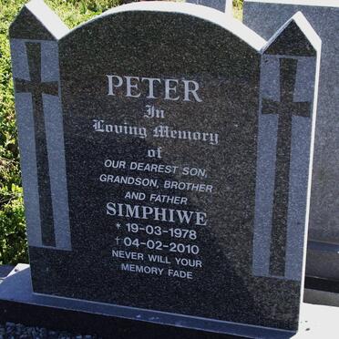 PETER Simphiwe 1978-2010