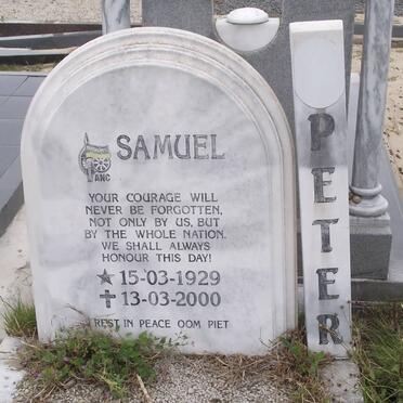 PETER Samuel 1929-2000