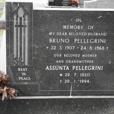 PELLEGRINI Bruno 1907-1968 &amp; Assunta 1920-1994