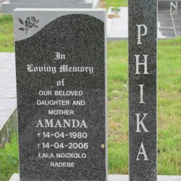 PHIKA Amanda 1980-2006