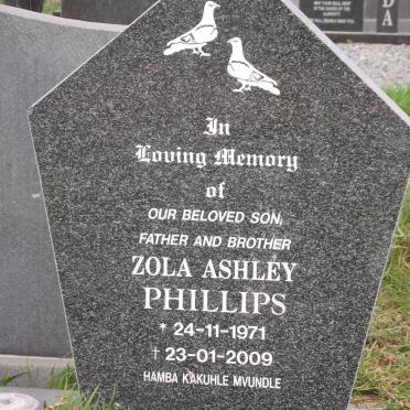 PHILLIPS Zola Ashley 1971-2009