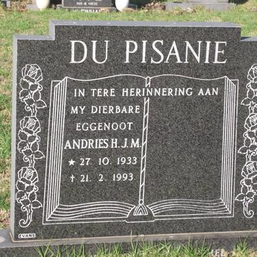 PISANIE Andries H.J.M., du 1933-1993