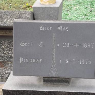 PIENAAR Gert T. 1897-1975