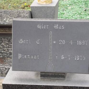 PIENAAR Gert T. 1897-1975