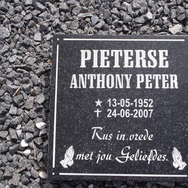 PIETERSE Anthony Peter 1952-2007