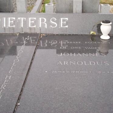 PIETERSE Johannes Arnoldus 1941-1995