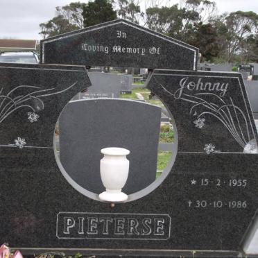 PIETERSE Johnny 1955-1986