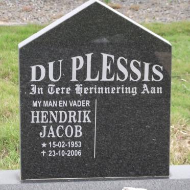 PLESSIS Hendrik Jacob, du 1953-2006