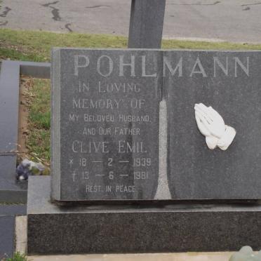 POHLMANN Clive Emil 1939-1981
