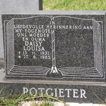 POTGIETER Daisy Louisa 1932-1985