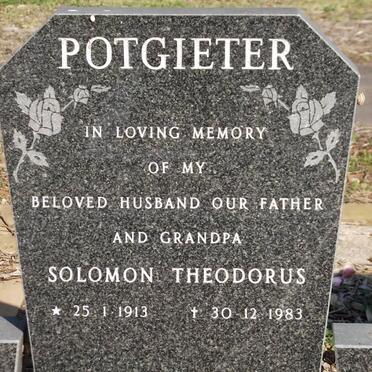 POTGIETER Solomon Theodorus 1913-1983