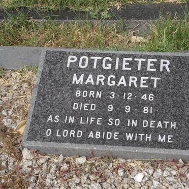 POTGIETER Margaret 1946-1981