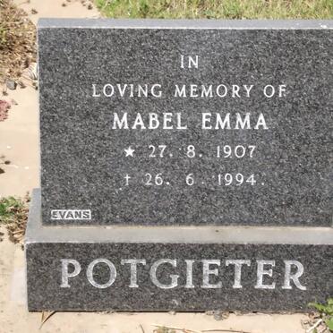 POTGIETER Mabel Emma 1907-1994