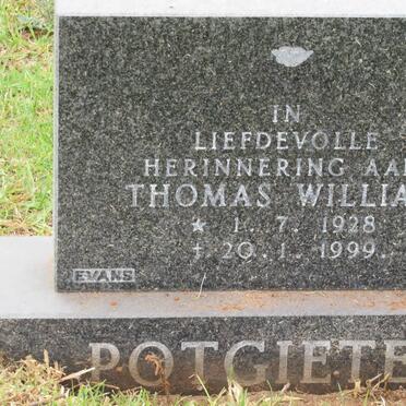 POTGIETER Thomas William 1928-1999