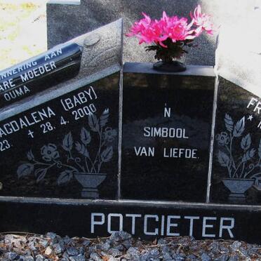 POTGIETER Susanna Magdalena 1923-2000 &amp; Frederick Hendrik 1923-1975