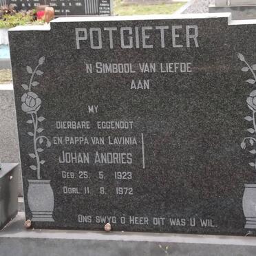 POTGIETER Johan Andries 1923-1972