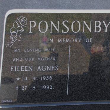 PONSONBY Eileen Agnes 1936-1992