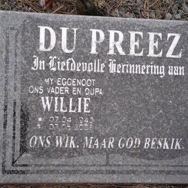 PREEZ Rian, du 1964-1971 :: PREEZ Willie, du 1943-2002