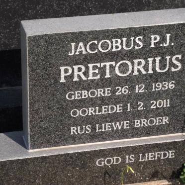PRETORIUS Jacobus P.J. 1936-2011