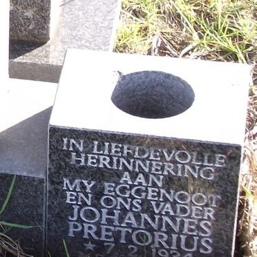 PRETORIUS Johannes 1934-2001