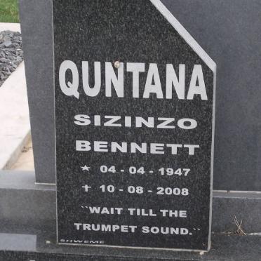 QUNTANA Sizinzo Bennett 1947-2008