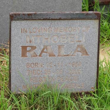RALA Mthobeli 1964-2005