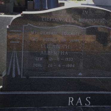 RAS Elizabeth Albertha 1933-1984