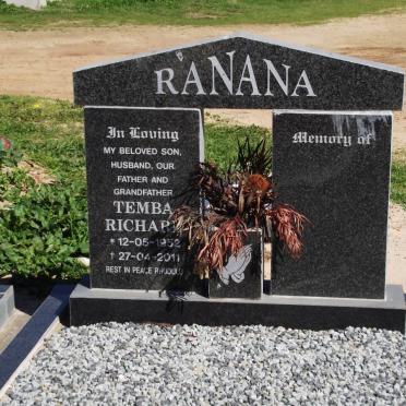 RANANA Temba Richard 1952-2011