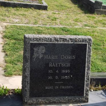 RAETSCH Marie Doris 1893-1965