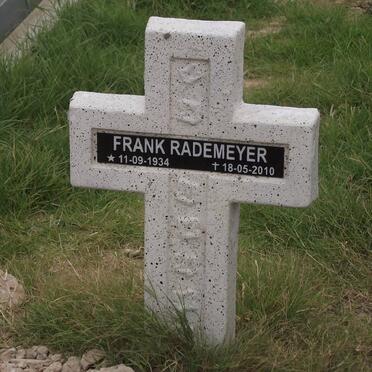 RADEMEYER Frank 1934-2010