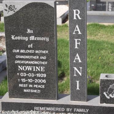 RAFANI Nowine 1929-2006
