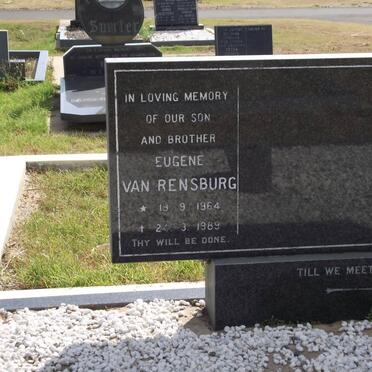 RENSBURG Eugene, van 1964-1989