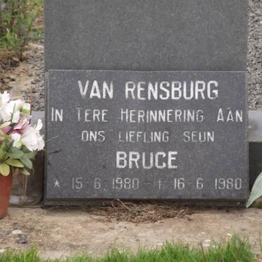 RENSBURG Bruce, van 1980-1980