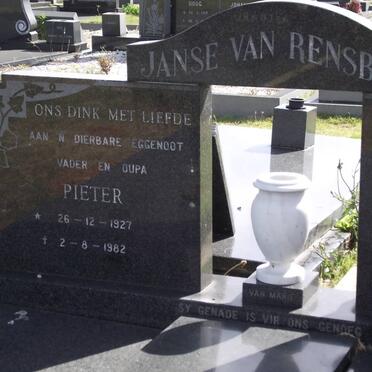 RENSBURG Pieter, janse van 1927-1982