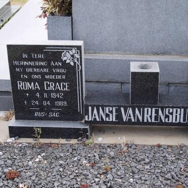 RENSBURG Roma Grace, janse van 1942-1989