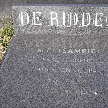 RIDDER S.F., de 1910-1988