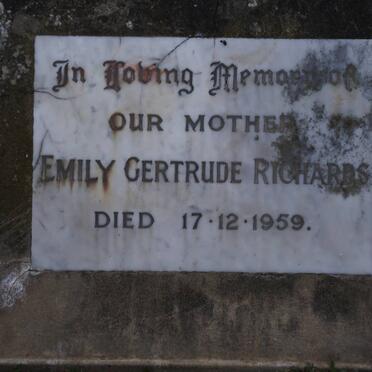 RICHARDS Emily Gertrude -1959