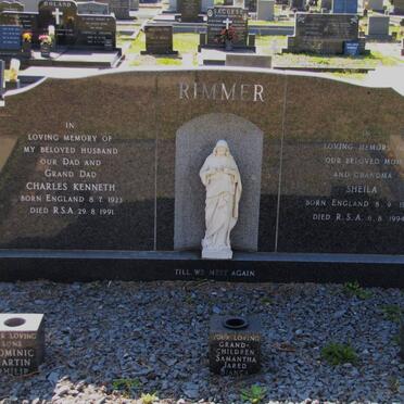 RIMMER Charles Kenneth 1923-1991 &amp; Sheila 1928-1994