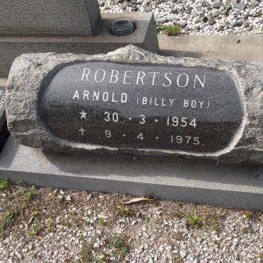 ROBERTSON Arnold 1954-1975