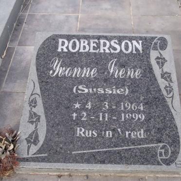 ROBERSON Yvonne Irene 1964-1999