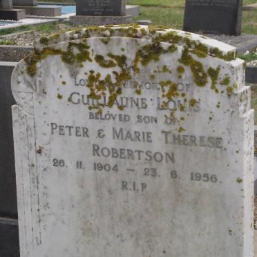 ROBERTSON Guillaune Louis 1904-1956