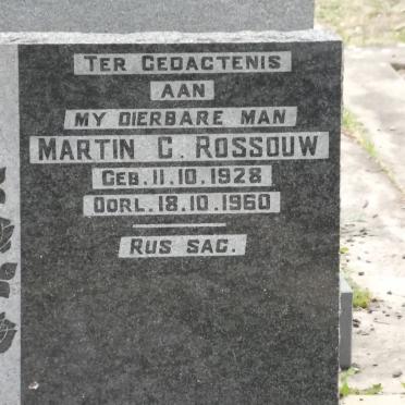 ROSSOUW Martin C. 1928-1960
