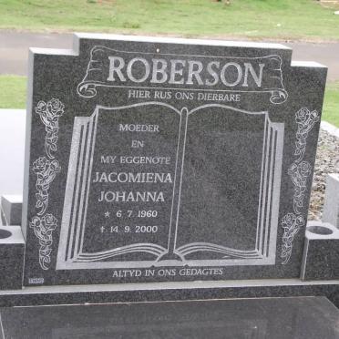 ROBERSON Jacomiena Johanna 1960-2000