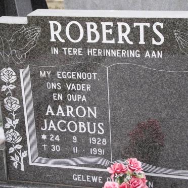 ROBERTS Aaron Jacobus 1928-1991