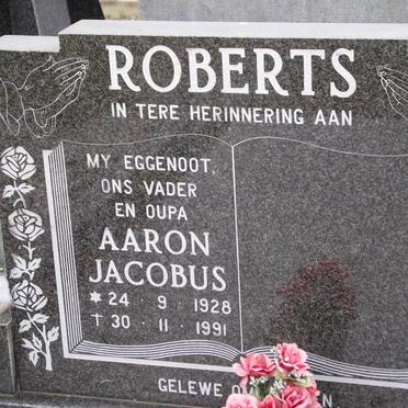 ROBERTS Aaron Jacobus 1928-1991