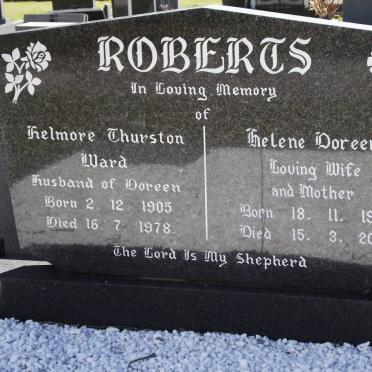 ROBERTS Helmore Thurston Ward 1905-1978 &amp; Helene Doreen 1911-2002